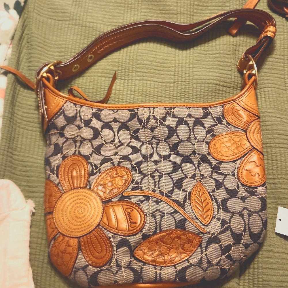 Coach signature purse